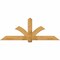 Ekena Millwork Redmond Rough Sawn Timber Gable Bracket, Western Red Cedar, 84"W x 31"H x 4"D x 6"F, 9/12 Pitch GBW084X31X0406RED00RWR - alternate 1